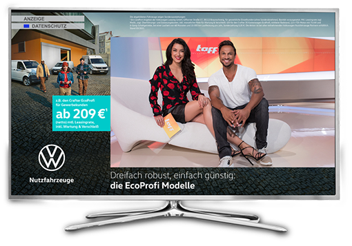 Werbemittel SwitchIn Zoom: Beispiel Volkswagen